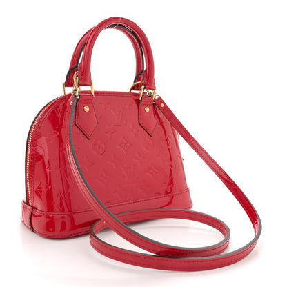 Louis Vuitton Vernis Alma BB Cherry 3 of 13