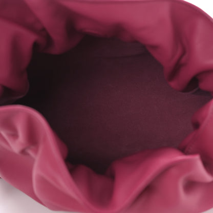 Loewe Satin Calfskin Monochrome Flamenco Knot Clutch Ruby Red Glaze 5 of 8