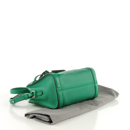 Alexander McQueen Pebbled Calfskin Mini Padlock Green 4 of 7