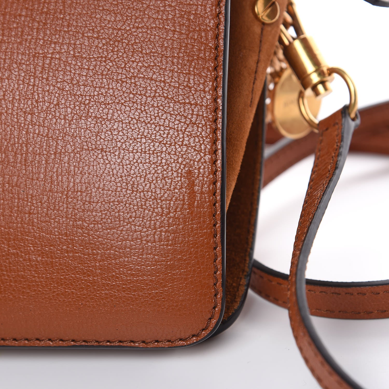 Givenchy Goatskin Suede Cross 3 Crossbody Bag Chestnut 12 of 12