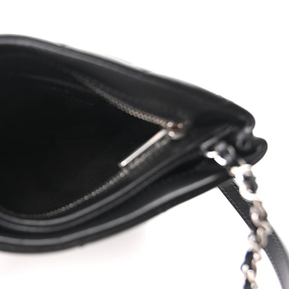 Chanel Lambskin Quilted Uniform Crossbody Bag Black 5 of 11