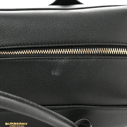 Burberry Grained Calfskin Large Half Cube Bowling Bag Black 10 of 13