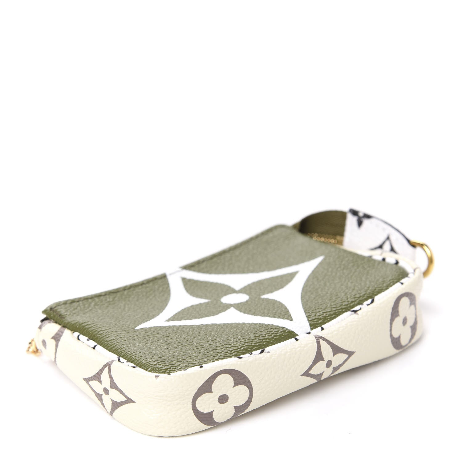 Louis Vuitton Monogram Giant Micro Pochette Accessories Kaki White 4 of 7