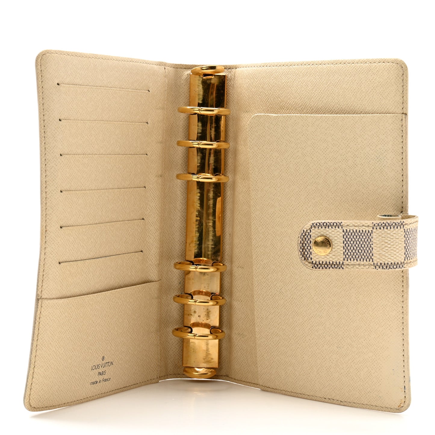 Damier Azur Medium Ring Agenda Cover