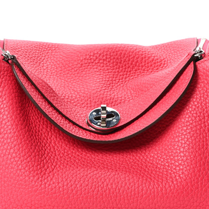 Hermes Taurillon Clemence Lindy 26 Rose Extreme 8 of 10