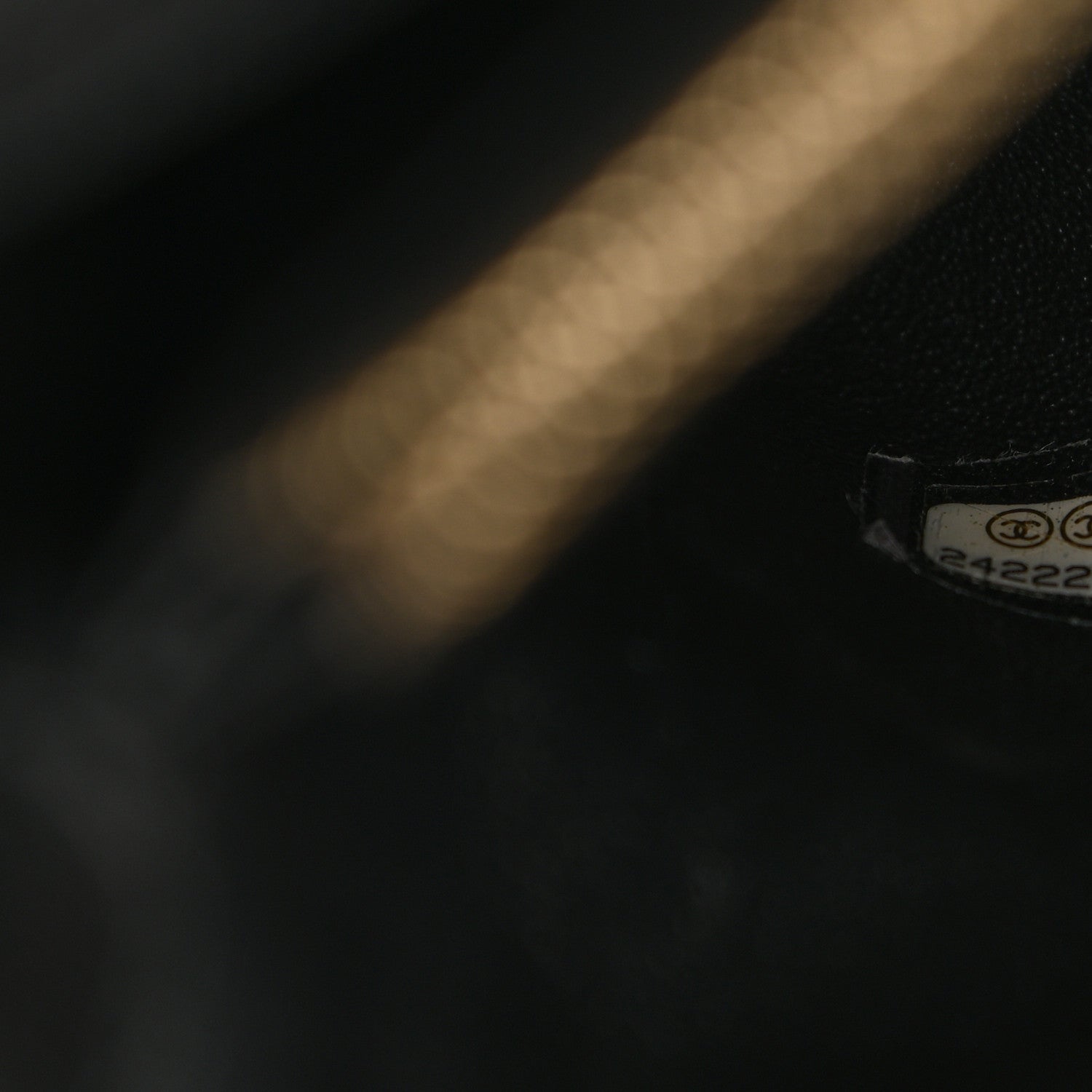 Chanel Caviar Lizard Quilted Medium Coco Handle Flap Black 7 of 10