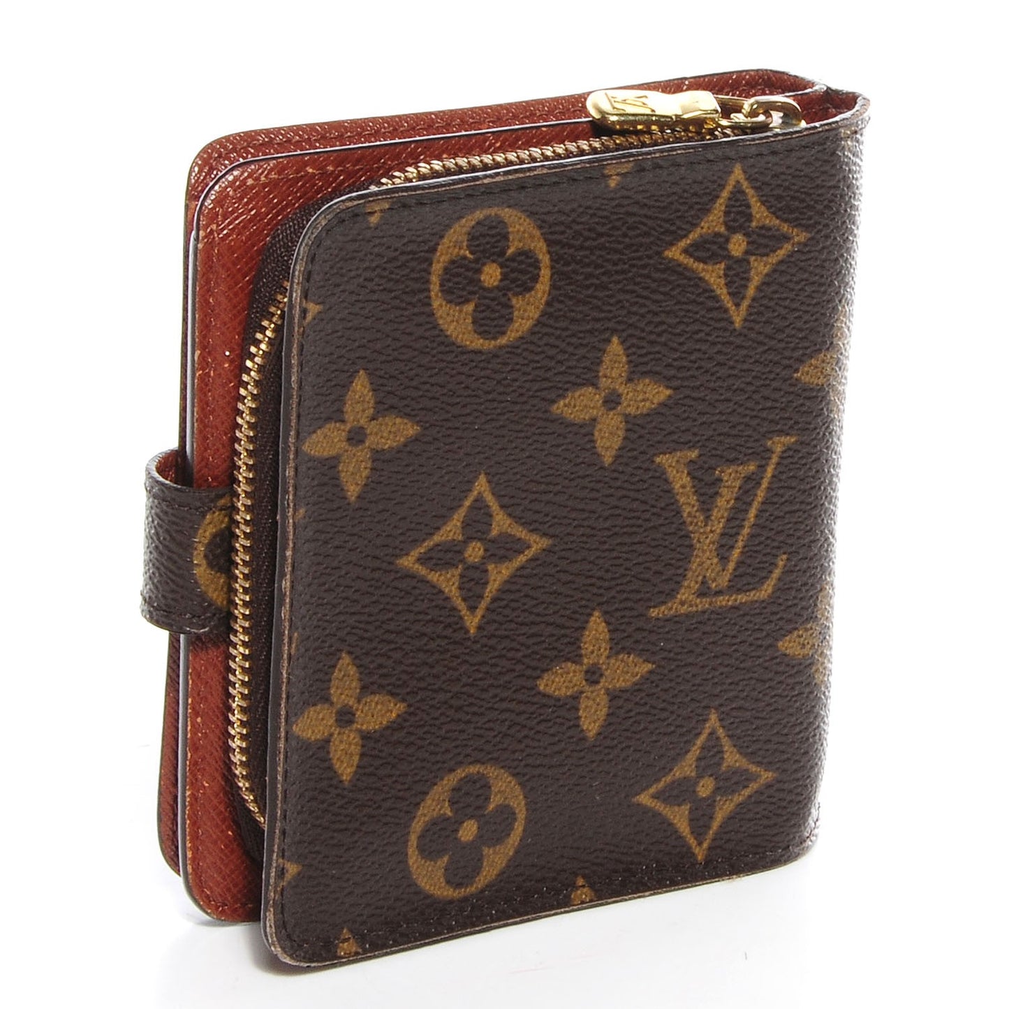 Monogram Compact Zippe Zipped Wallet