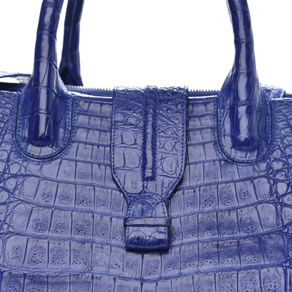 Nancy Gonzalez Crocodile Cristina Satchel Electric Blue 13 of 13