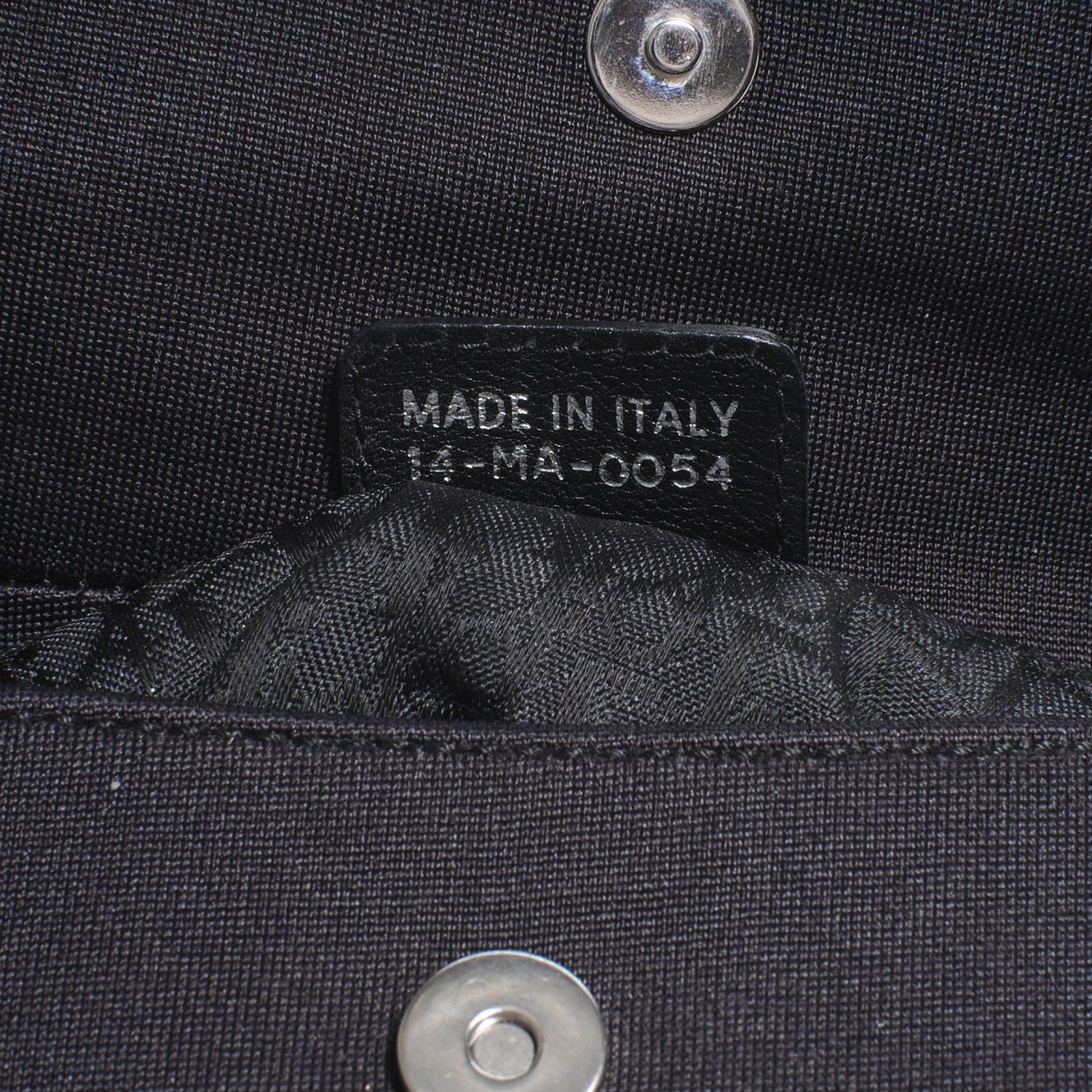 Christian Dior Silk Jersey Hardcore Bag Black 6 of 7