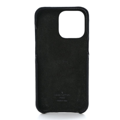 Louis Vuitton Lambskin Embossed Monogram Coussin iPhone 13 Pro Bumper Black 3 of 8