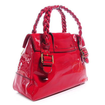 Valentino Garavani Patent Large Histoire Red 3 of 7