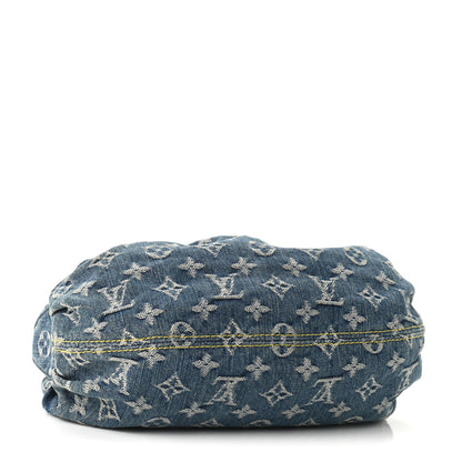 Louis Vuitton Monogram Denim Pleaty Blue 4 of 15