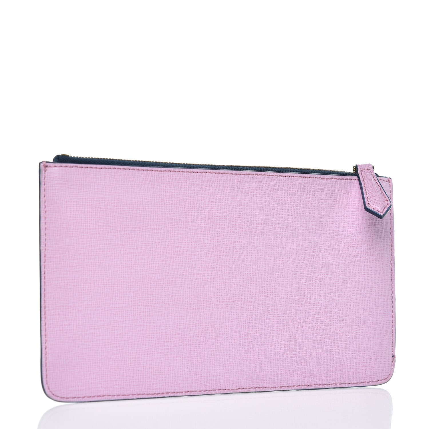 Fendi Vitello Elite Crystal Eye Monster Zip Pouch Cobalt Multicolor 3 of 8