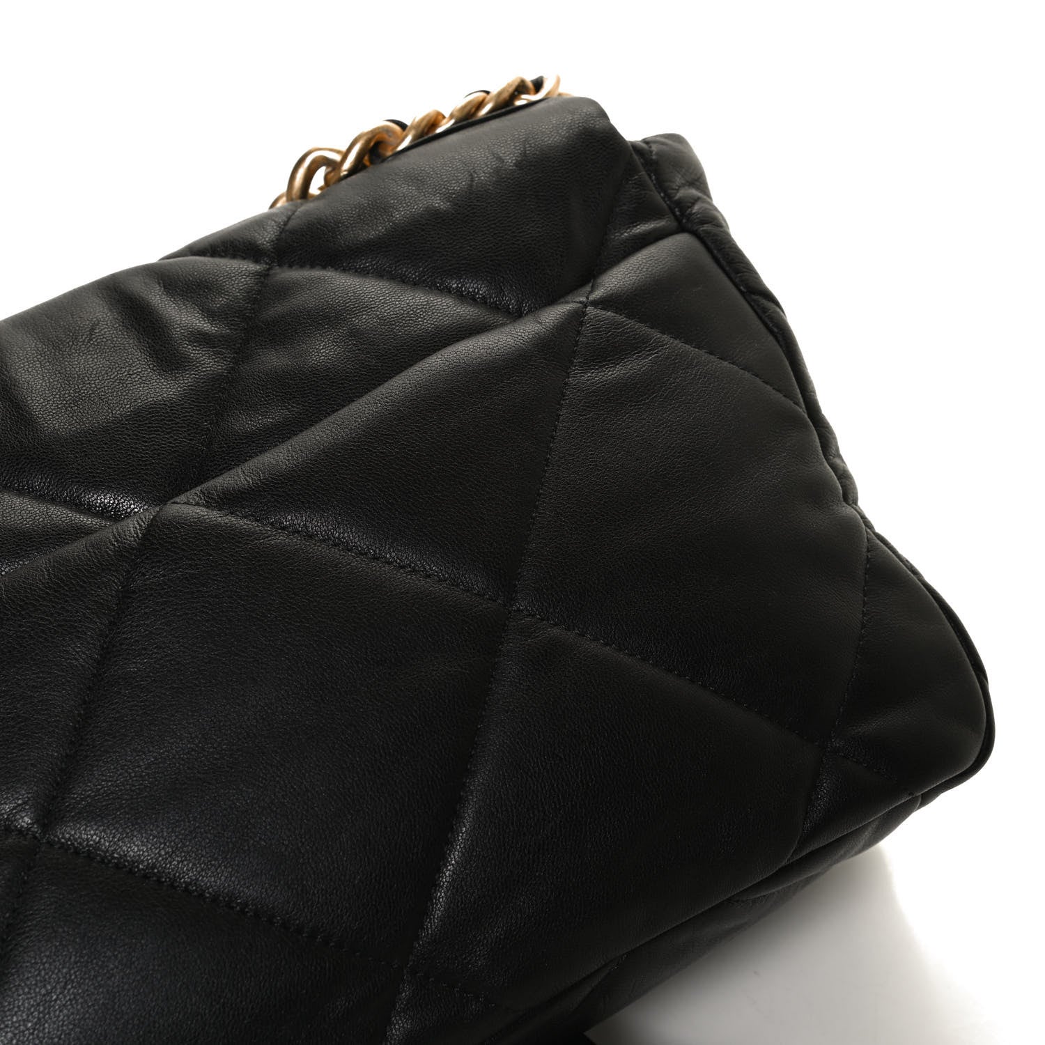 Chanel Lambskin Quilted Large Chanel 19 Flap Black 11 of 12