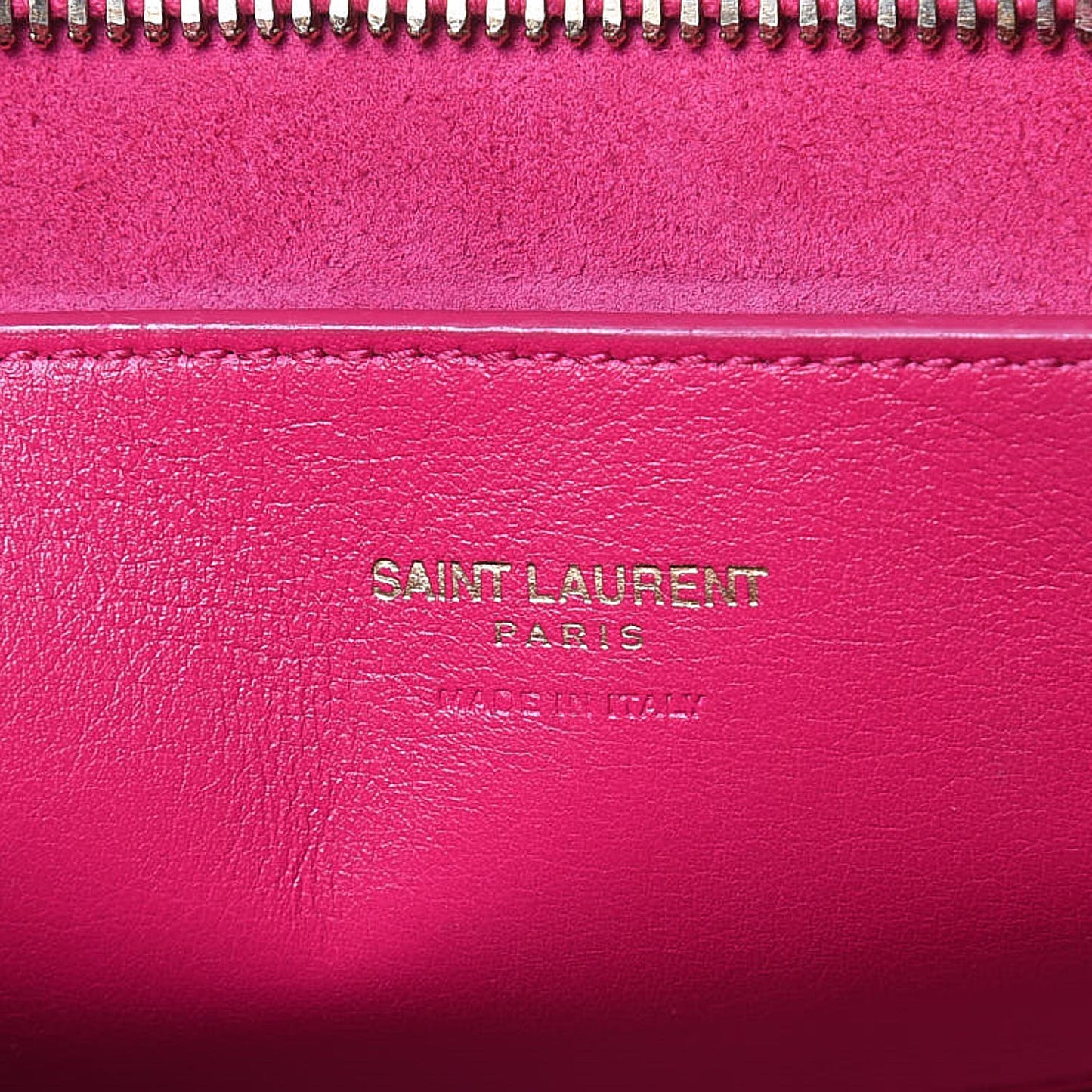 Calfskin Monogram Baby Cabas Fuchsia