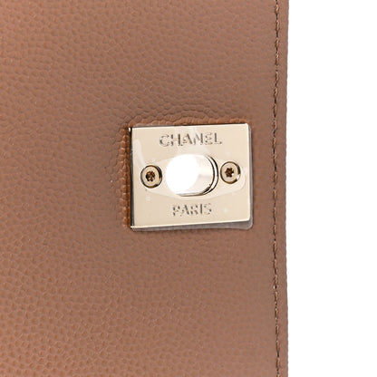 Chanel Caviar Quilted Mini Coco Handle Flap Beige 6 of 12