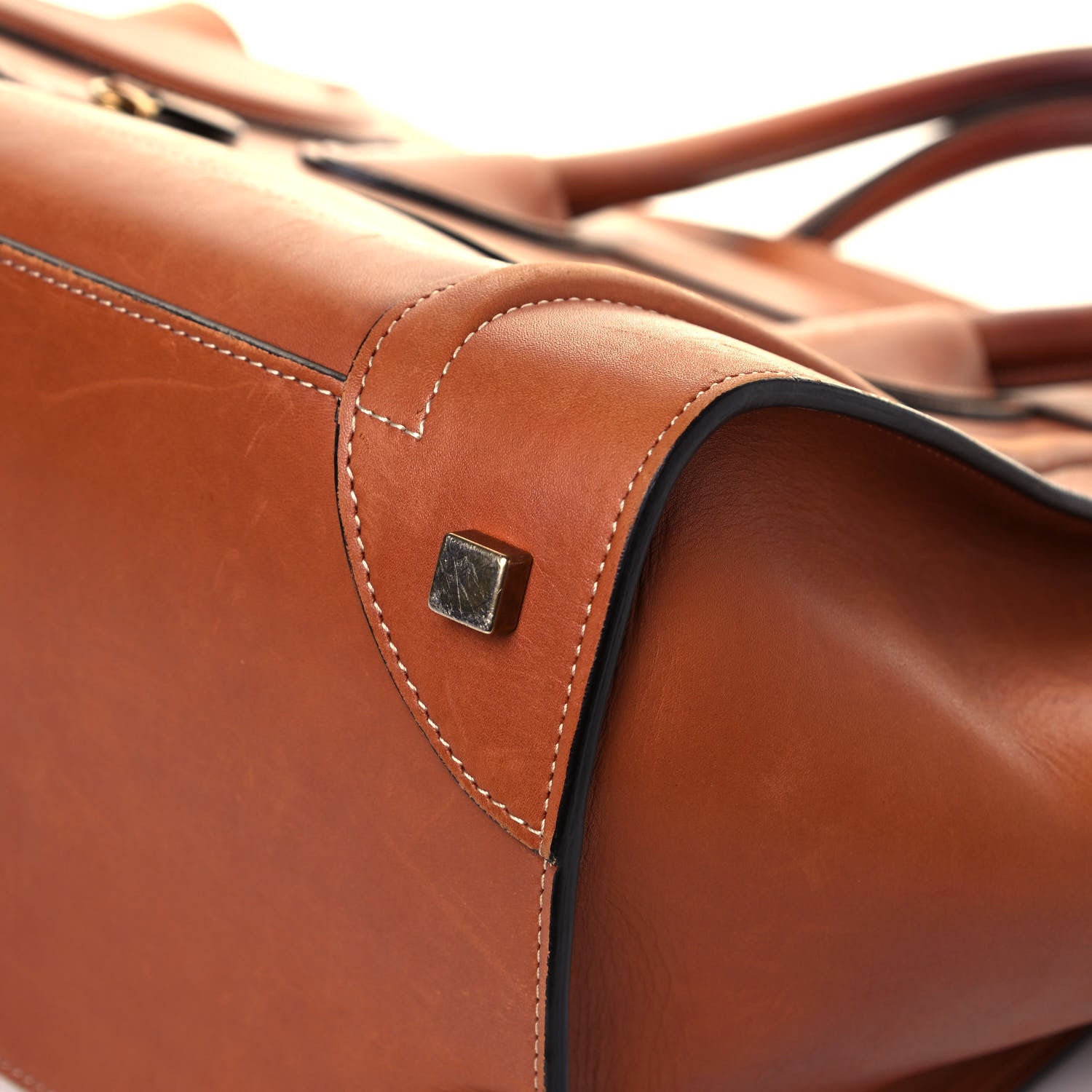 Celine Natural Calfskin Mini Luggage Tan 10 of 15