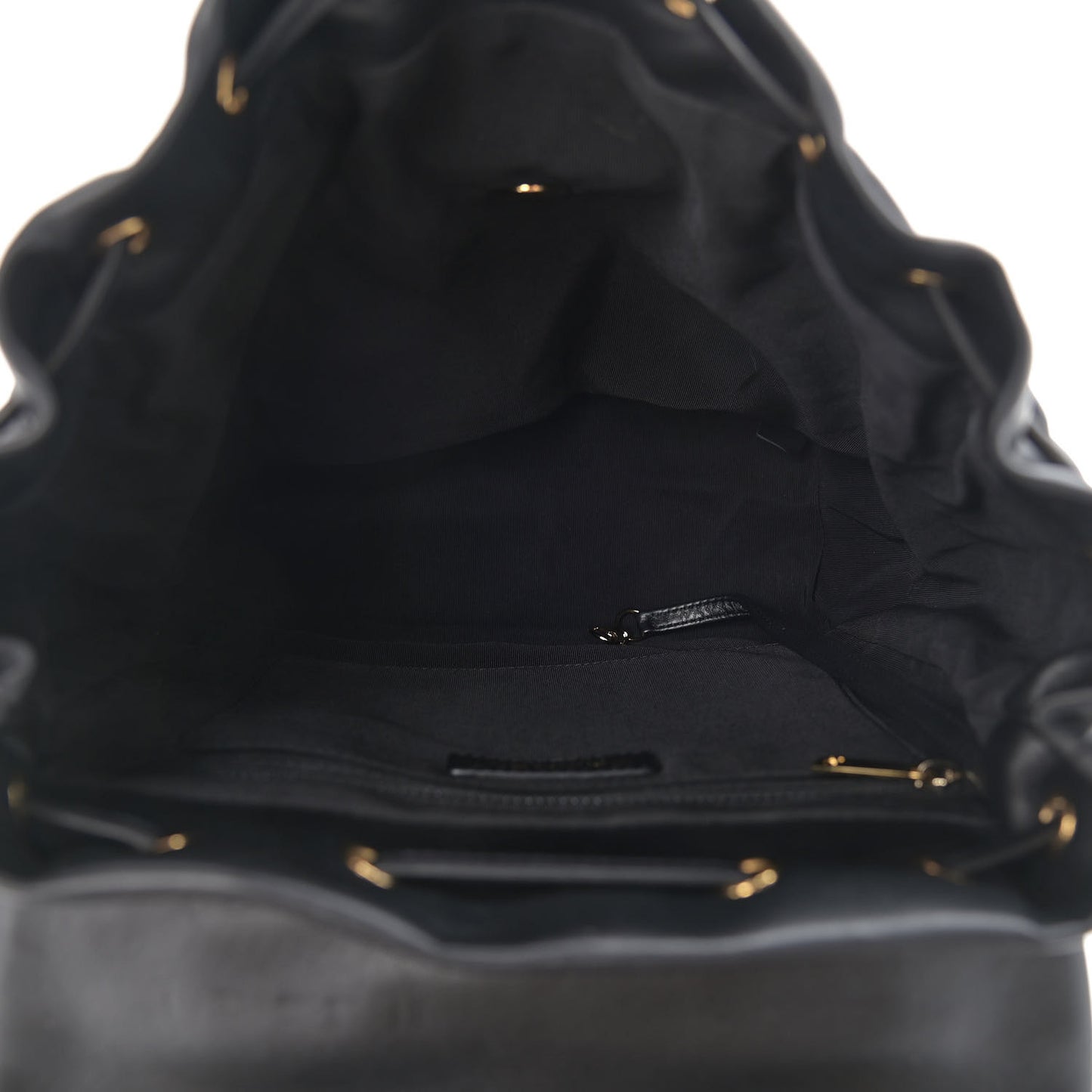 Lambskin Quilted Large Urban Spirit Backpack Black
