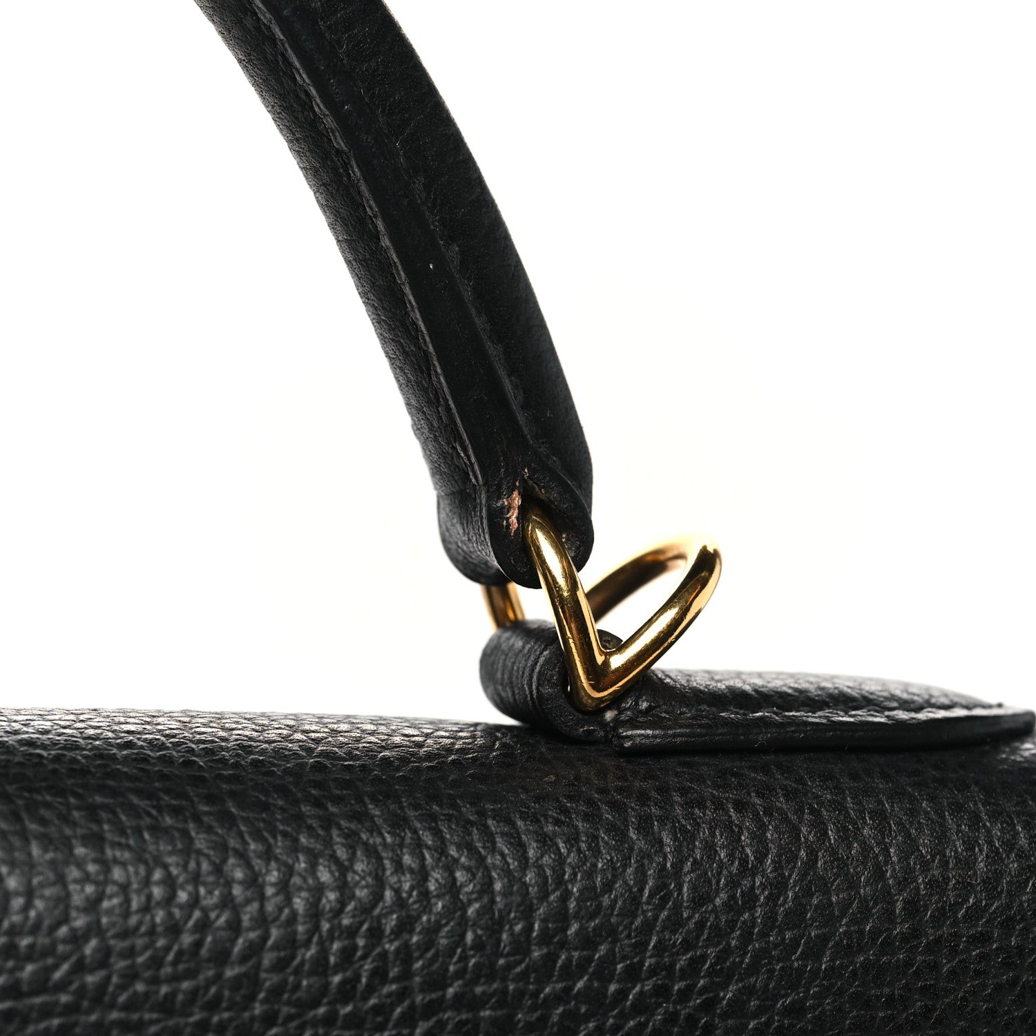 Hermes Vache Liegee Kelly Sellier 32 Black 12 of 12