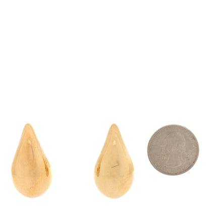 Bottega Veneta 18K Yellow Gold Sterling Silver Small Drop Earrings 2 of 4