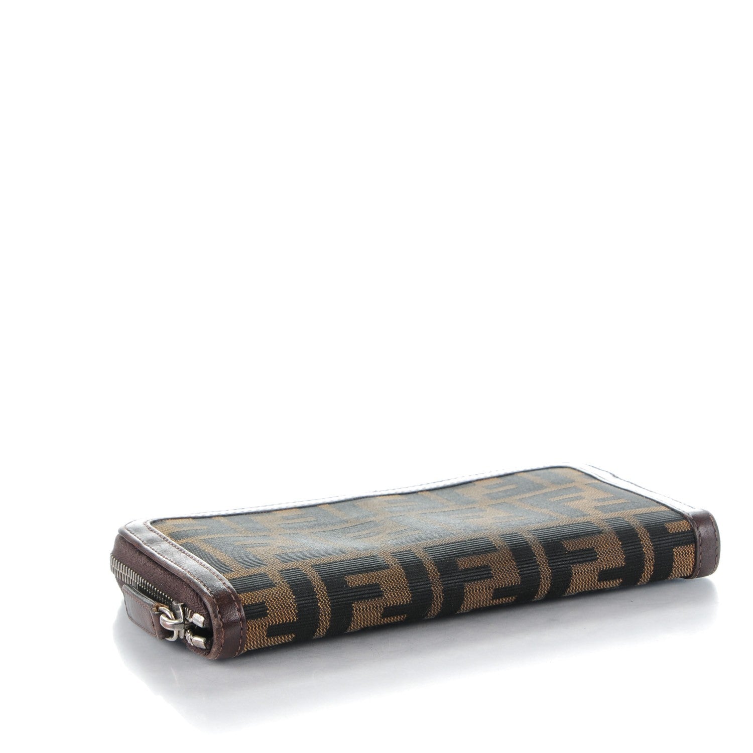 Fendi Zucca Zip Around Wallet Tobacco 4 of 7