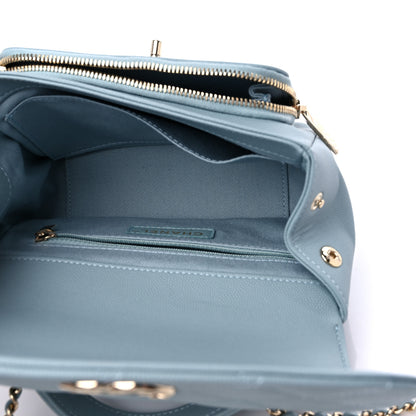 Chanel Caviar Quilted Small Business Affinity Flap Blue 4 of 9