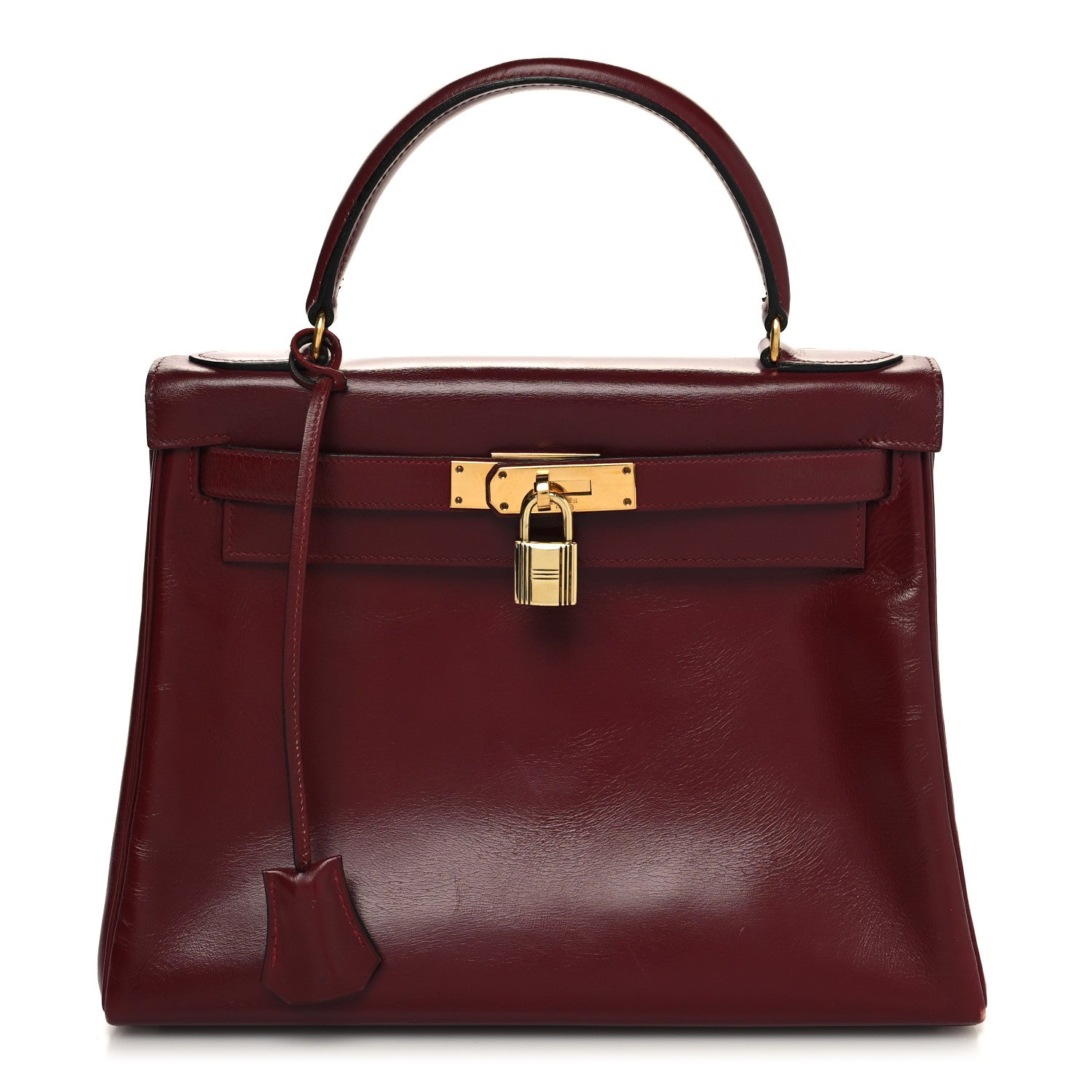 Hermes Box Kelly Retourne 28 Rouge H 1 of 14