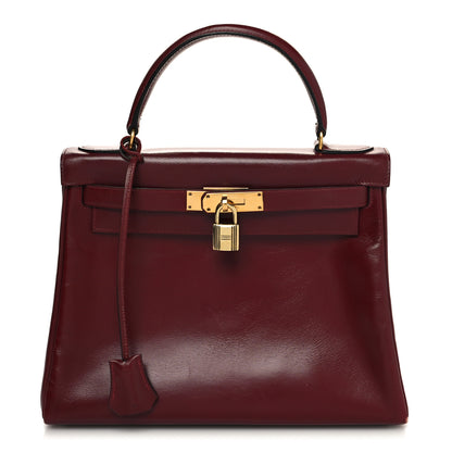 Hermes Box Kelly Retourne 28 Rouge H 1 of 14