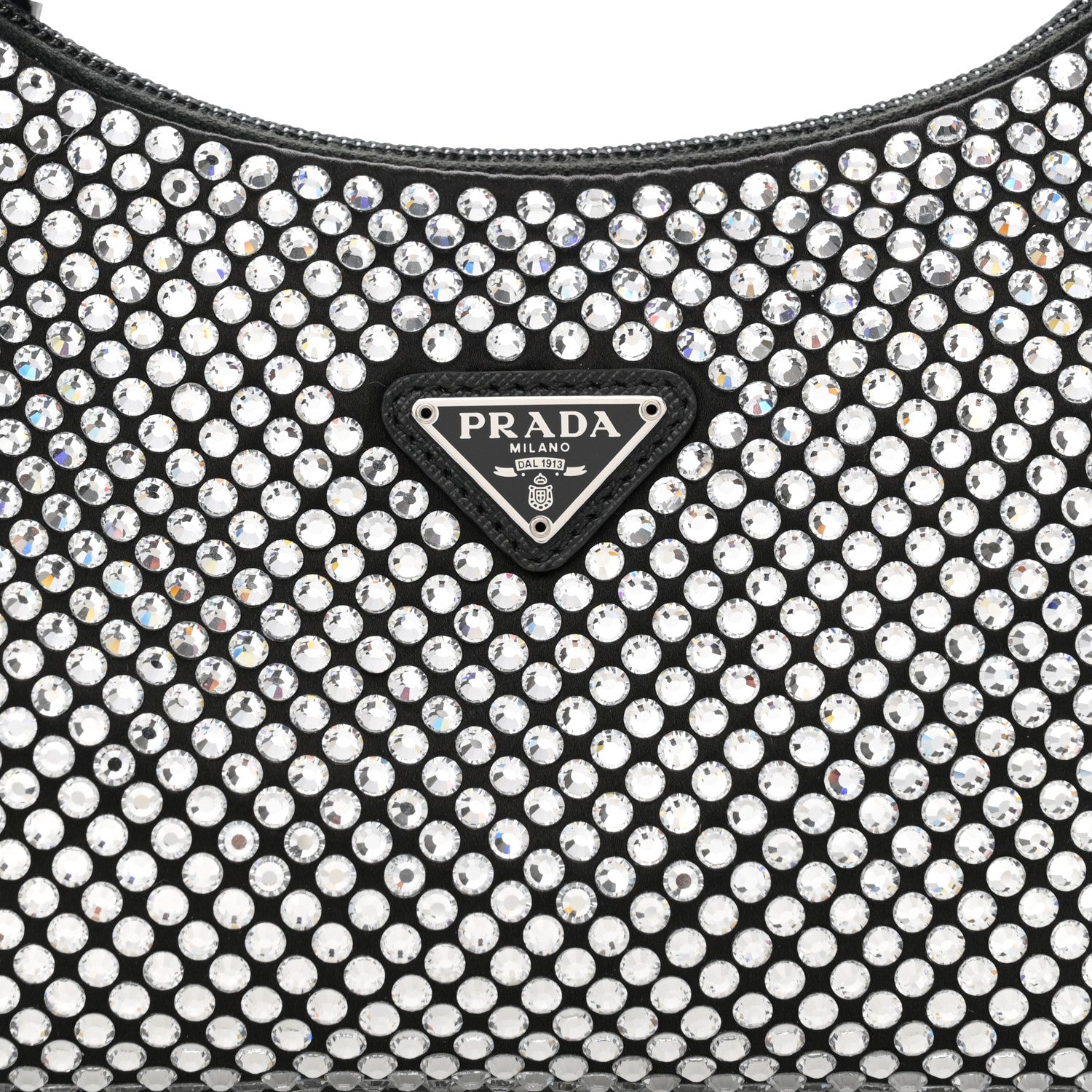 Prada Satin Crystal Mini Re-Edition 2000 Bag Cristal 8 of 11