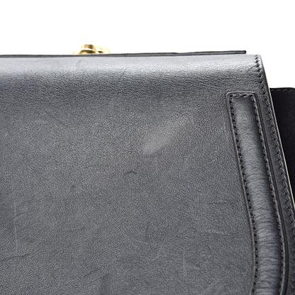 Chloe Calfskin Suede Medium Nile Bracelet Bag Black 14 of 16