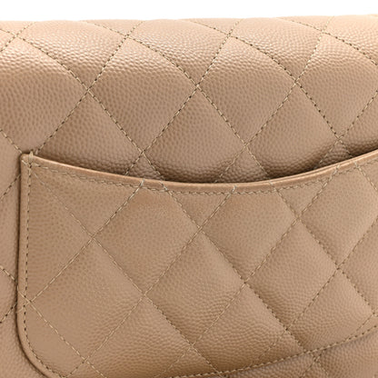 Chanel Caviar Quilted Wallet On Chain WOC Beige 18 of 19
