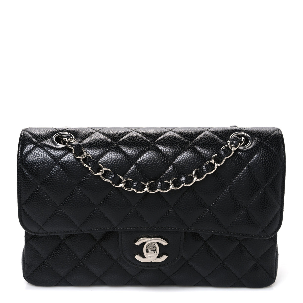 Chanel Caviar Quilted Small Double Flap Black 1 of 11