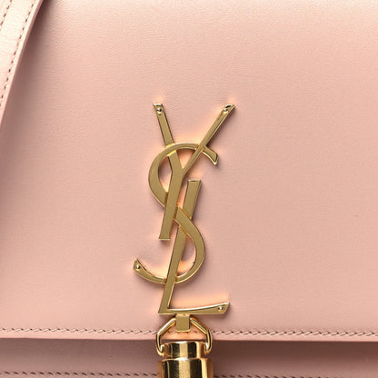 Saint Laurent Smooth Calfskin Classic Monogram Kate Tassel Chain Wallet Pale Pink 7 of 14