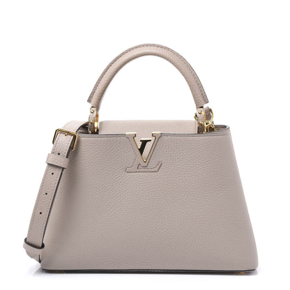 Louis Vuitton Taurillon Capucines BB Galet 1 of 9