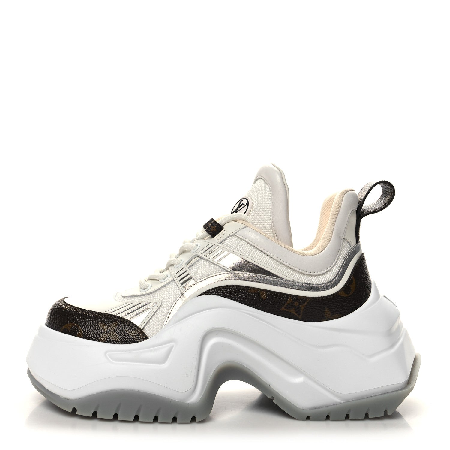 Louis Vuitton Archlight スニーカー ホワイト 37 Louis Vuitton Calfskin Monogram LV Archlight 2.0 Platform Sneakers