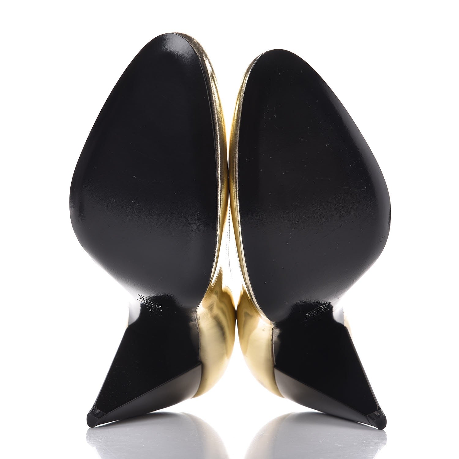 Lanvin Metallic Goatskin Pumps 36.5 Gold 7 of 11
