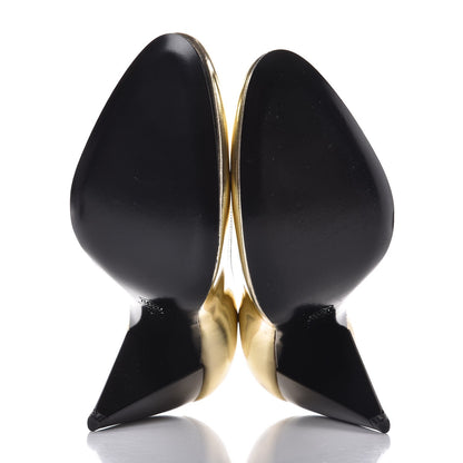 Lanvin Metallic Goatskin Pumps 36.5 Gold 7 of 11