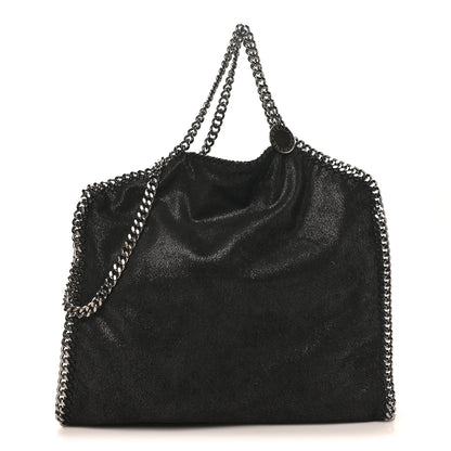 Stella McCartney Shaggy Deer Falabella Fold Over Tote Black 1 of 8