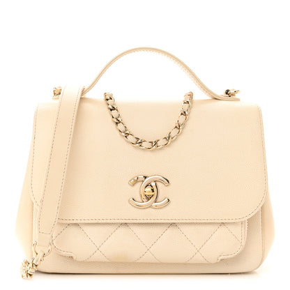 Chanel Caviar Quilted Small Business Affinity Flap White 1 of 14