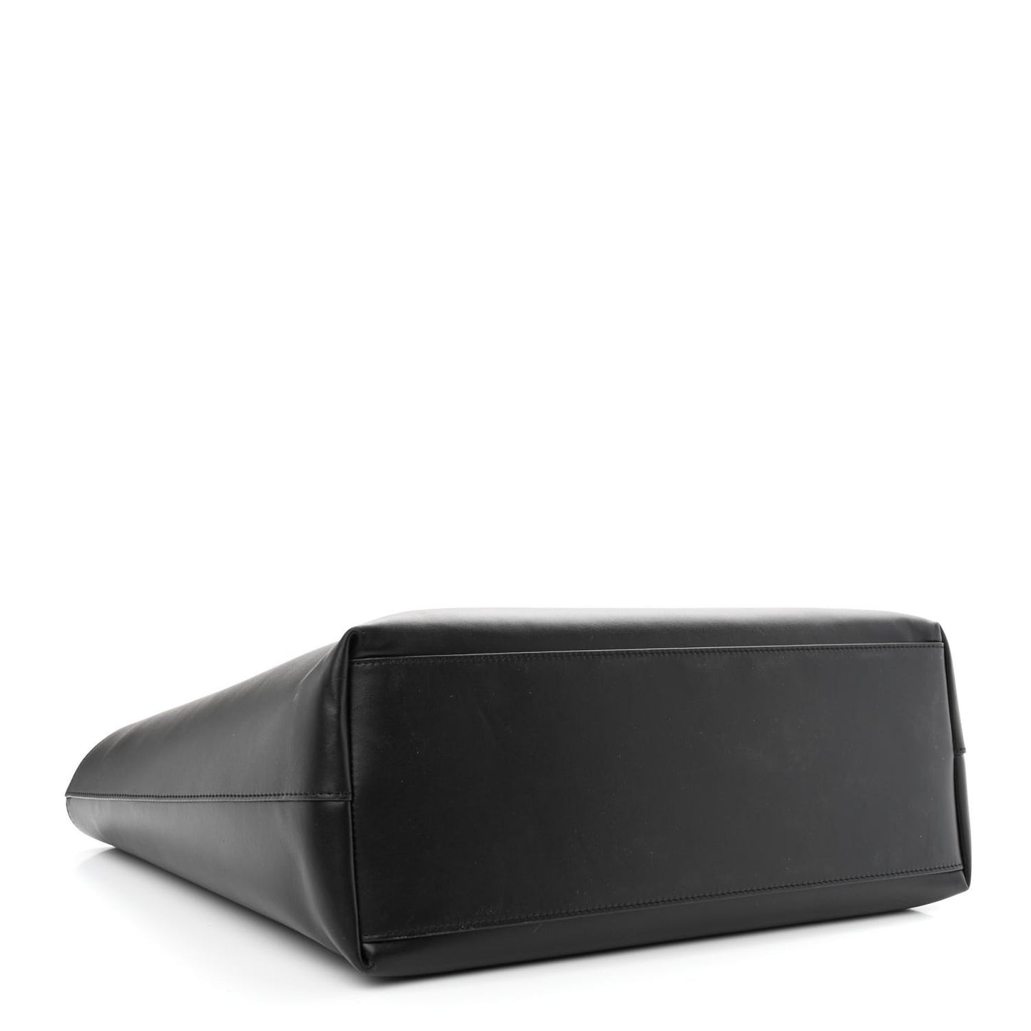 Calfskin DG Logo Shopper Tote Black