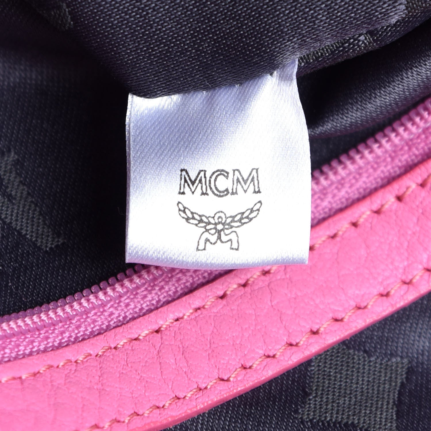 MCM Visetos Studded Medium Stark M Backpack Pink 8 of 16
