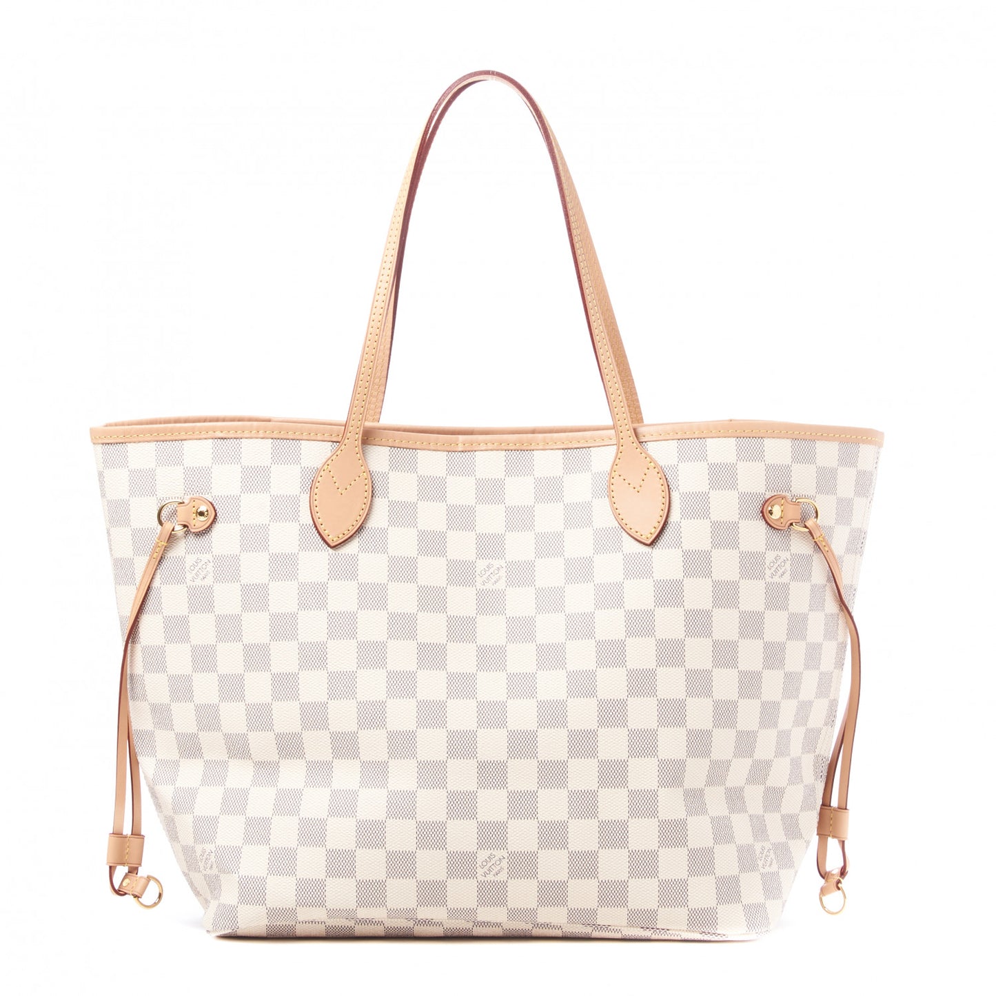 Damier Azur Neo Neverfull MM Rose Ballerine