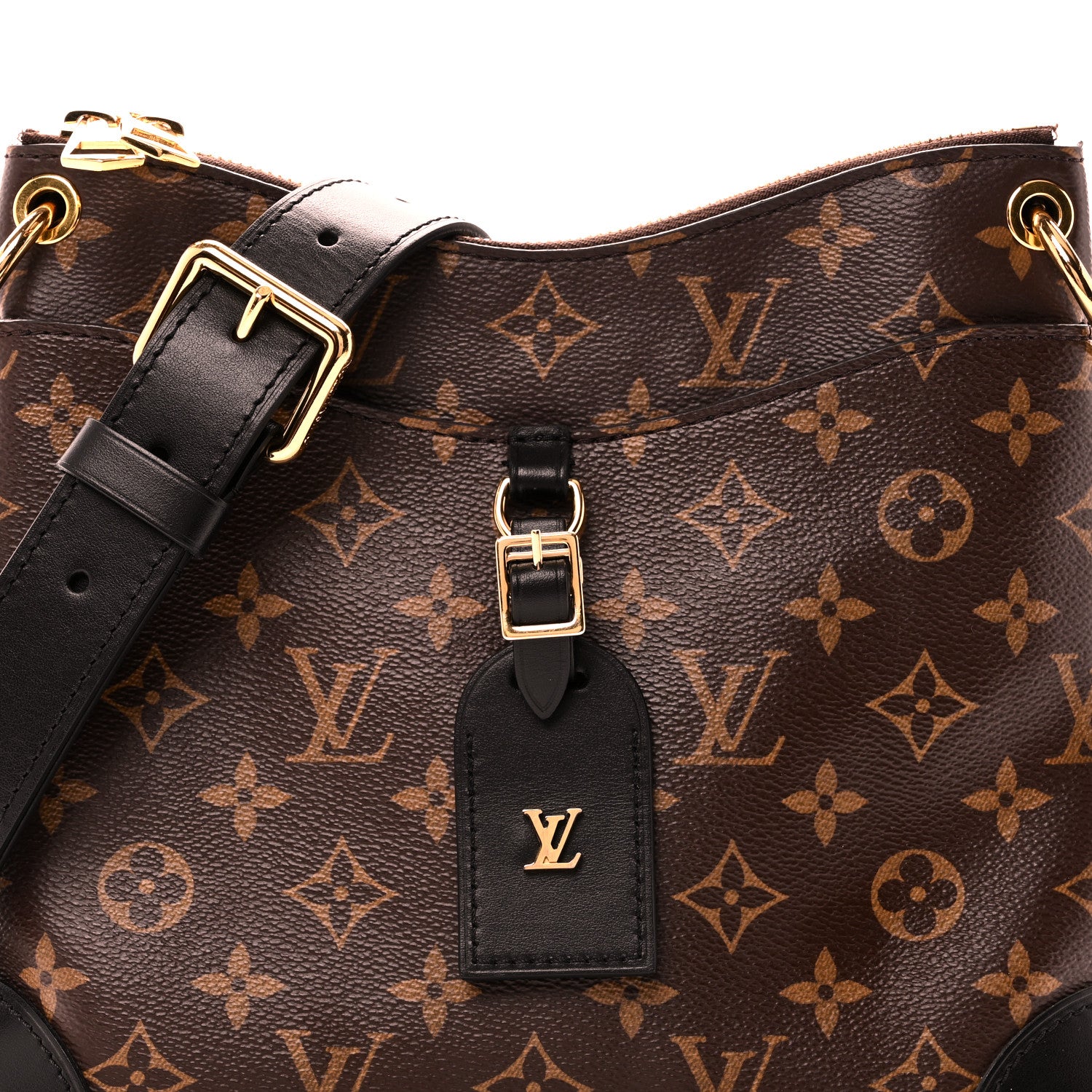 Louis Vuitton Monogram Odeon PM Black 7 of 9