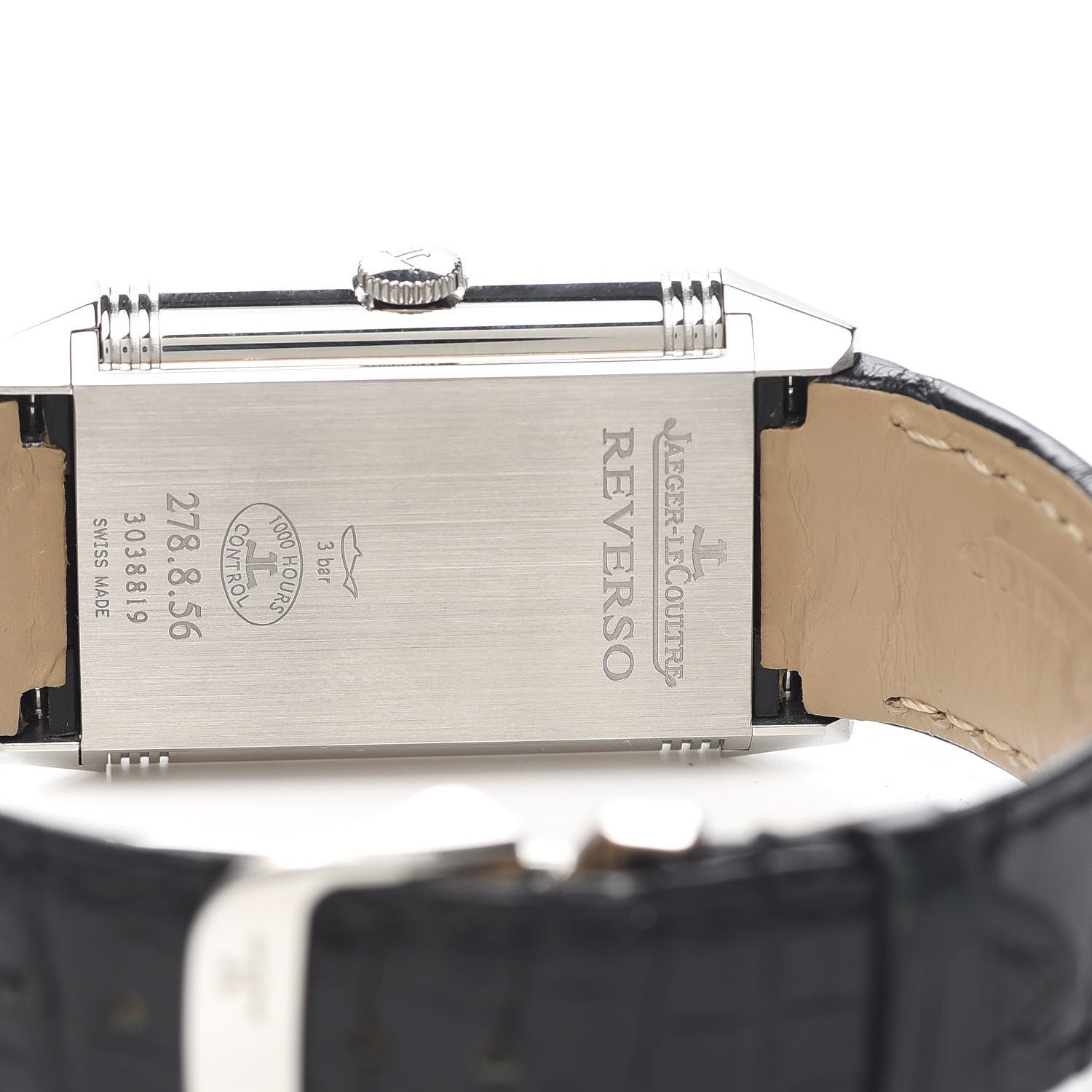 Jaeger-LeCoultre Stainless Steel Alligator 27mm Reverso Night & Day Manual Winding Watch Q3808420 4 of 8