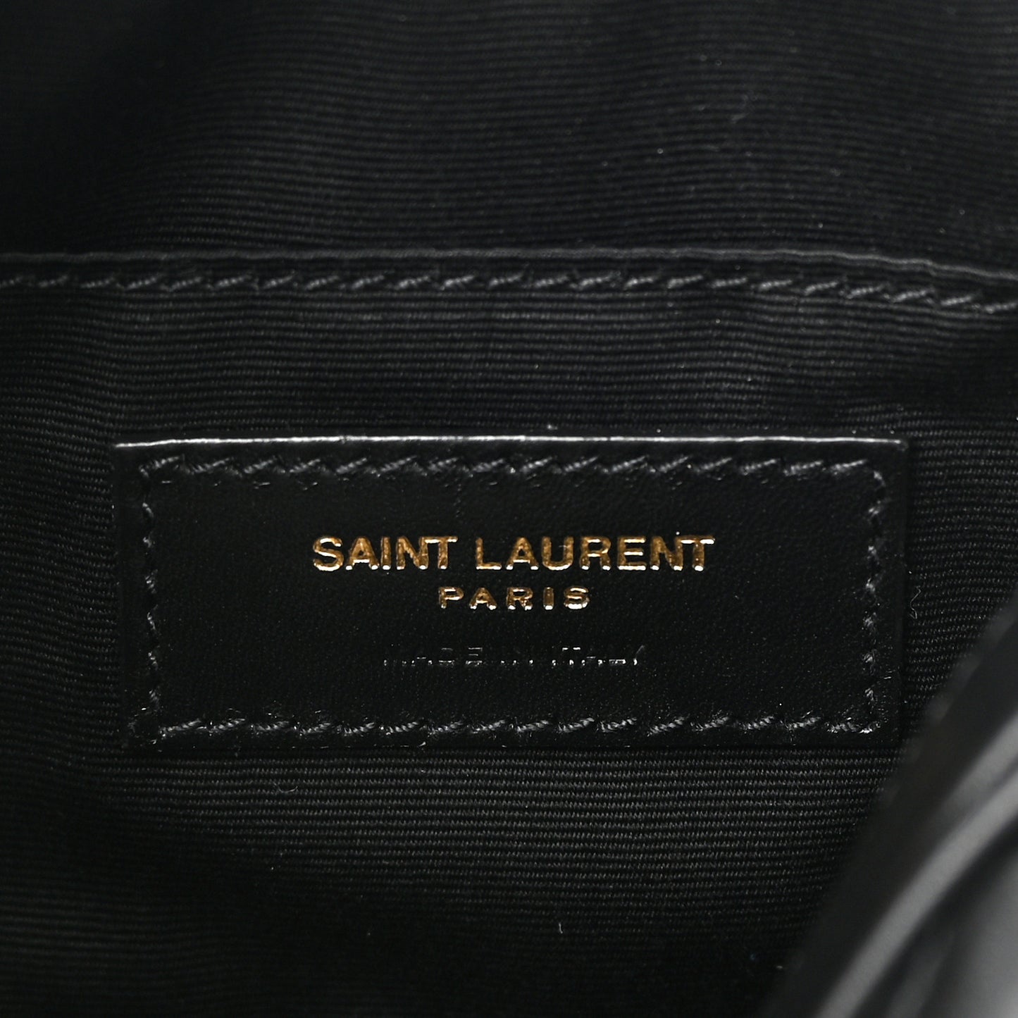 Calfskin Matelasse Monogram Lou Belt Bag Black