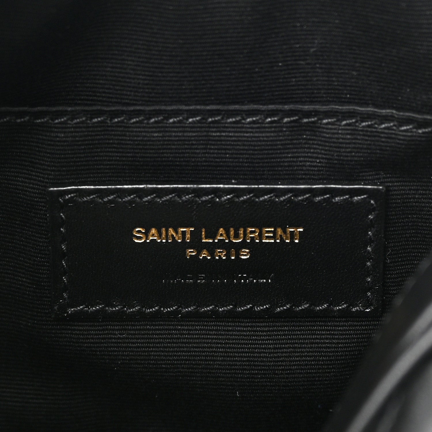 Saint Laurent Calfskin Matelasse Monogram Lou Belt Bag Black 6 of 11