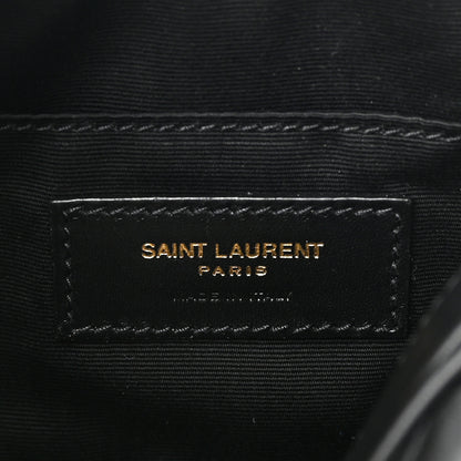 Saint Laurent Calfskin Matelasse Monogram Lou Belt Bag Black 6 of 11