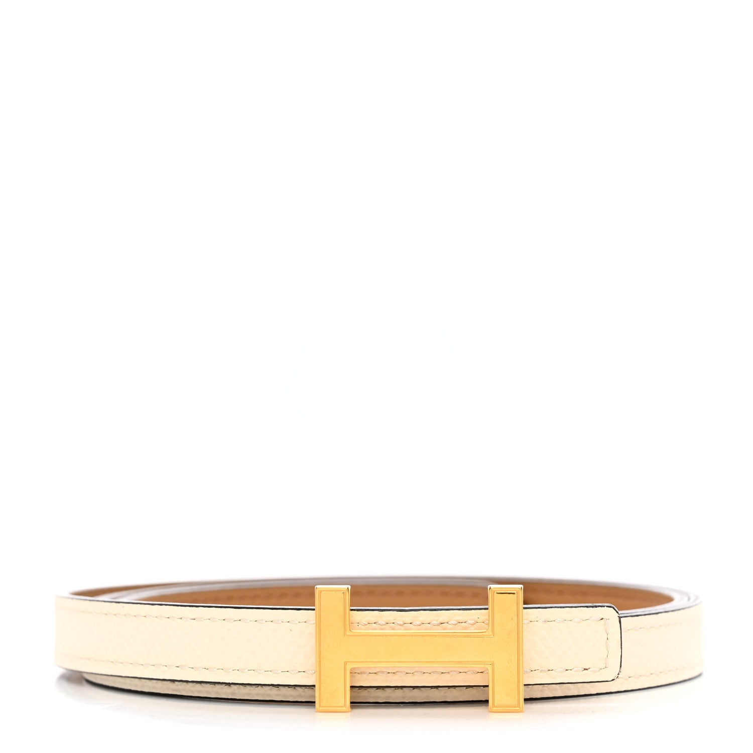 Hermes Epsom Swift 13mm Focus Belt Nata Biscuit 1 of 6