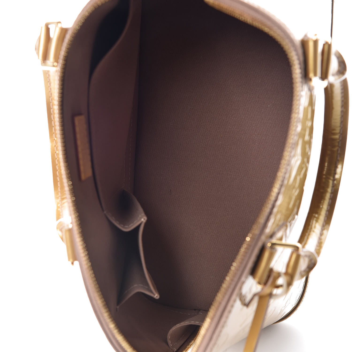 Louis Vuitton Vernis Alma PM Beige Poudre 9 of 10