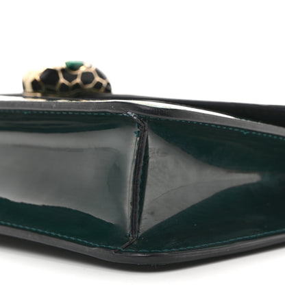 Bulgari Metallic Serpenti Forever Small Shoulder Bag Green 10 of 12